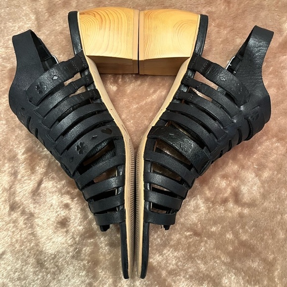 Lucky Brand Natissah Womens Leather Open Toe Huarache Sandals Size 9M - Picture 10 of 15